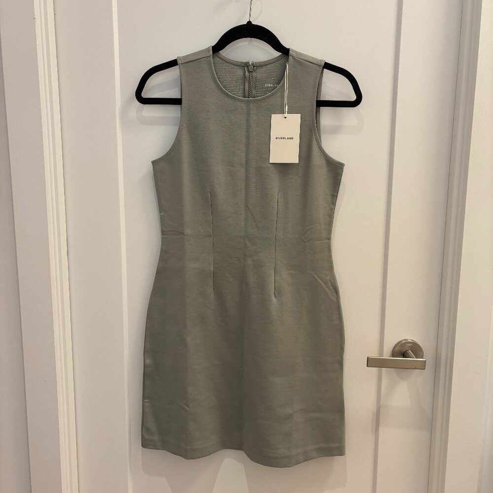 Everlane "Dream Shift Dress" in Sage Green